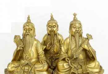 湖南三清祖师神像铜雕，古典经典展现