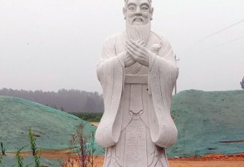 湖南中领雕塑：精致雕刻的少海公园孔子雕像