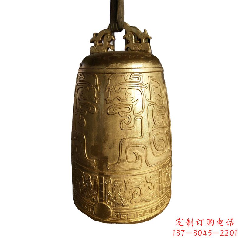 湖南文化铜钟挂钟