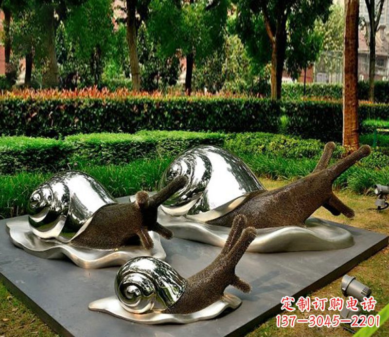 湖南蜗牛雕塑不锈钢