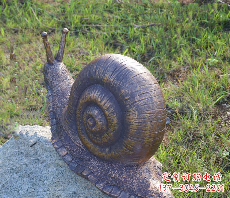 湖南蜗牛铜雕