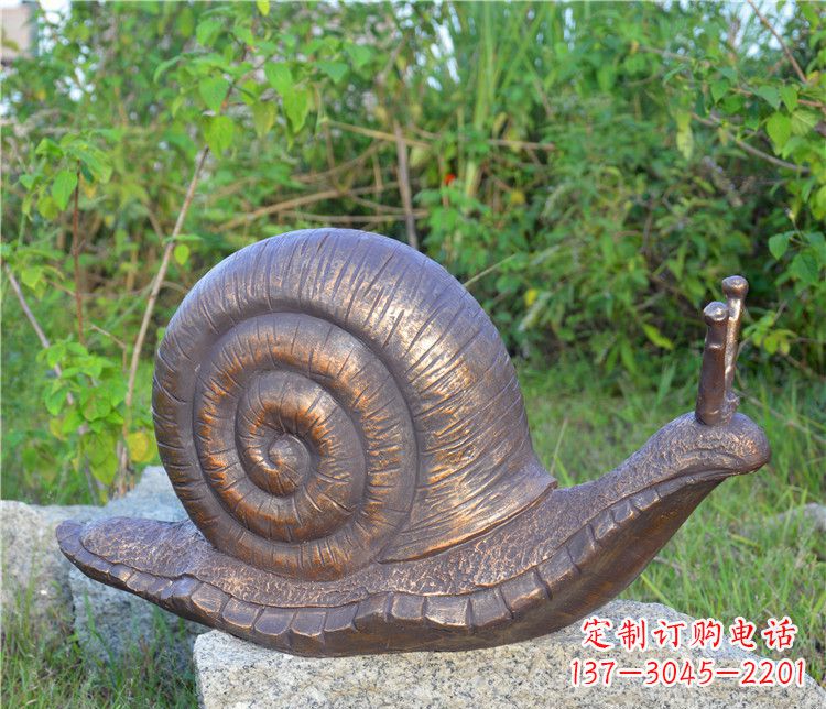 湖南蜗牛铜雕塑