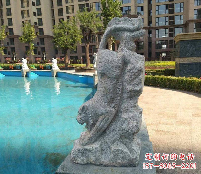 湖南下山老虎石雕