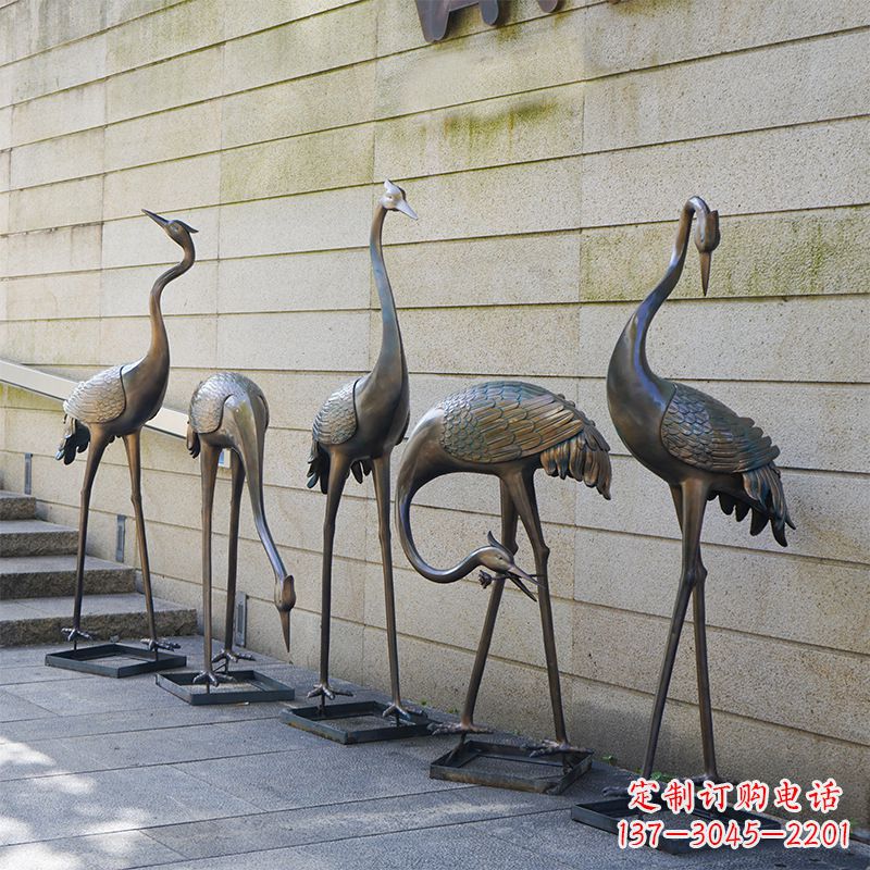 湖南仙鹤不锈钢雕塑