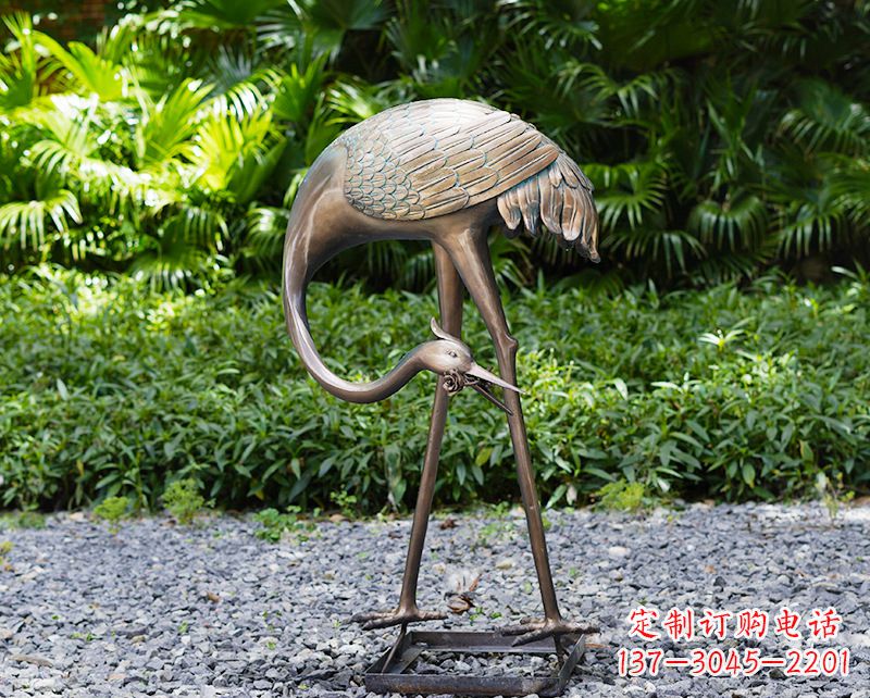 湖南仙鹤雕塑喷泉