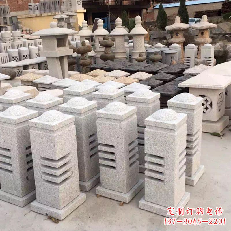 湖南现代简约石雕灯笼