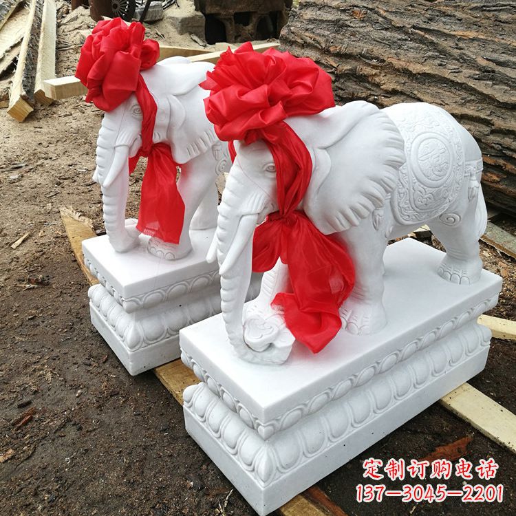 湖南现代石雕大象