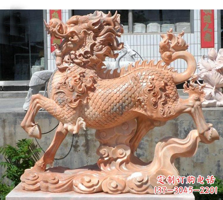 湖南祥云麒麟石雕