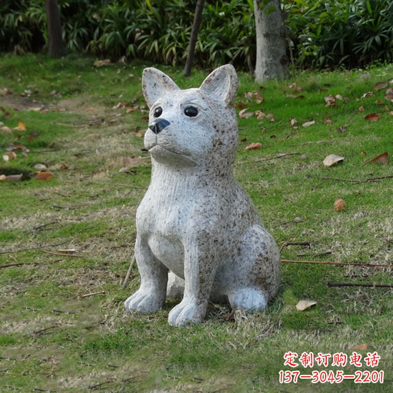 湖南小狗花岗岩石雕