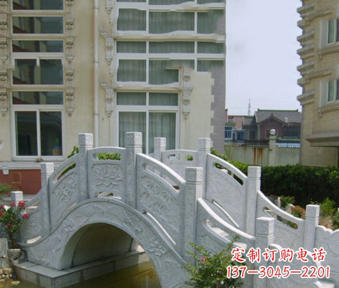 湖南小区景观大理石拱桥 (2)