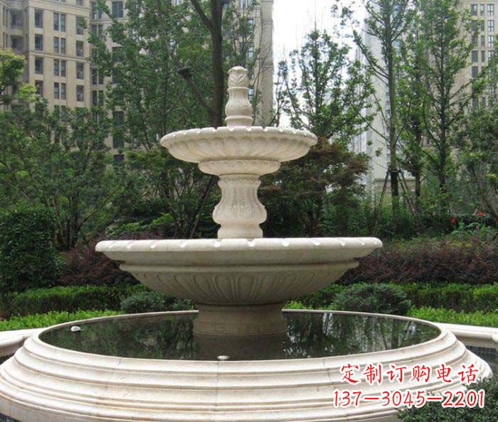 湖南小区景观欧式喷泉石雕 (2)