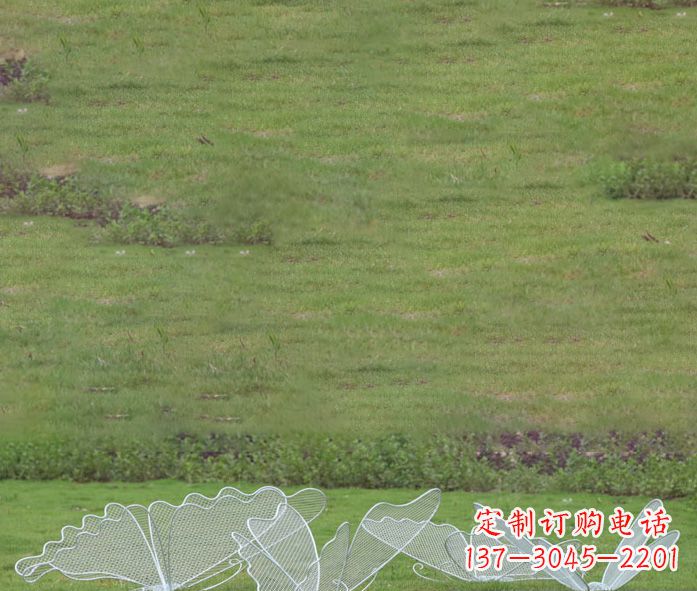 湖南小区镂空蝴蝶不锈钢摆件雕塑