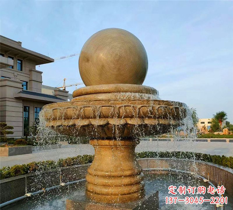 湖南小区石喷泉雕塑