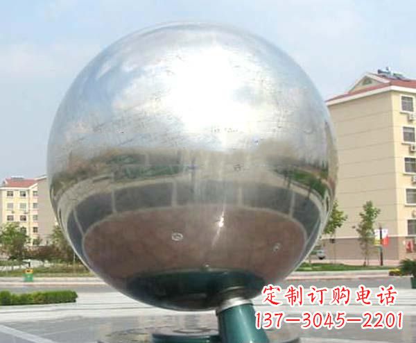 湖南校园不锈钢抽象地球仪雕塑
