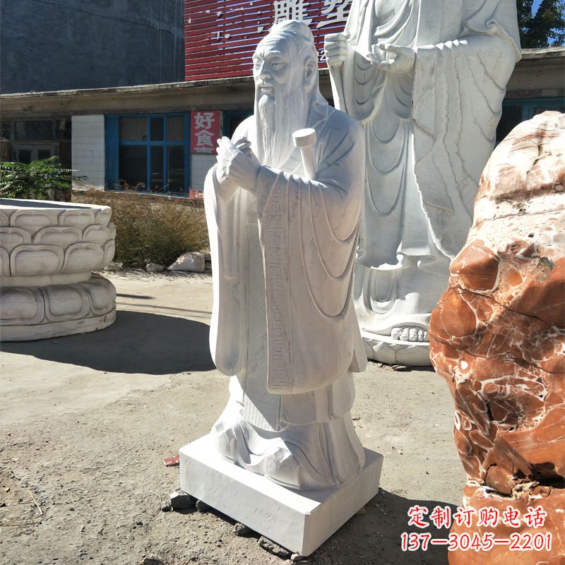 湖南校园孔子像雕塑