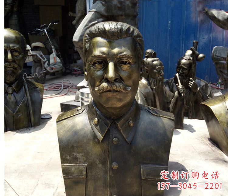 湖南校园名人斯大林胸像铜雕