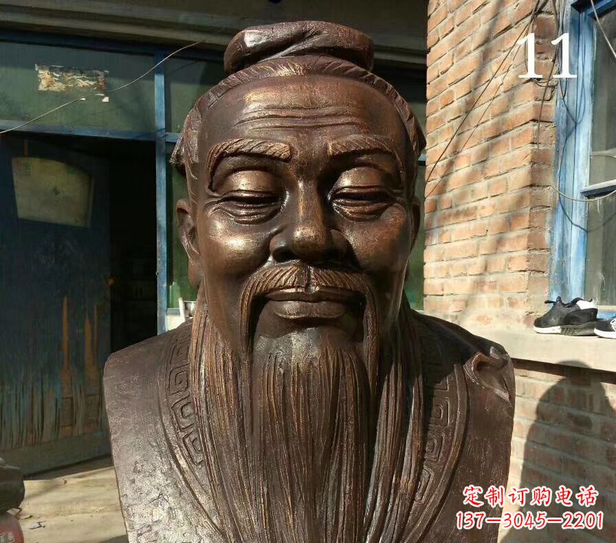 湖南校园名人铜雕 人物雕塑