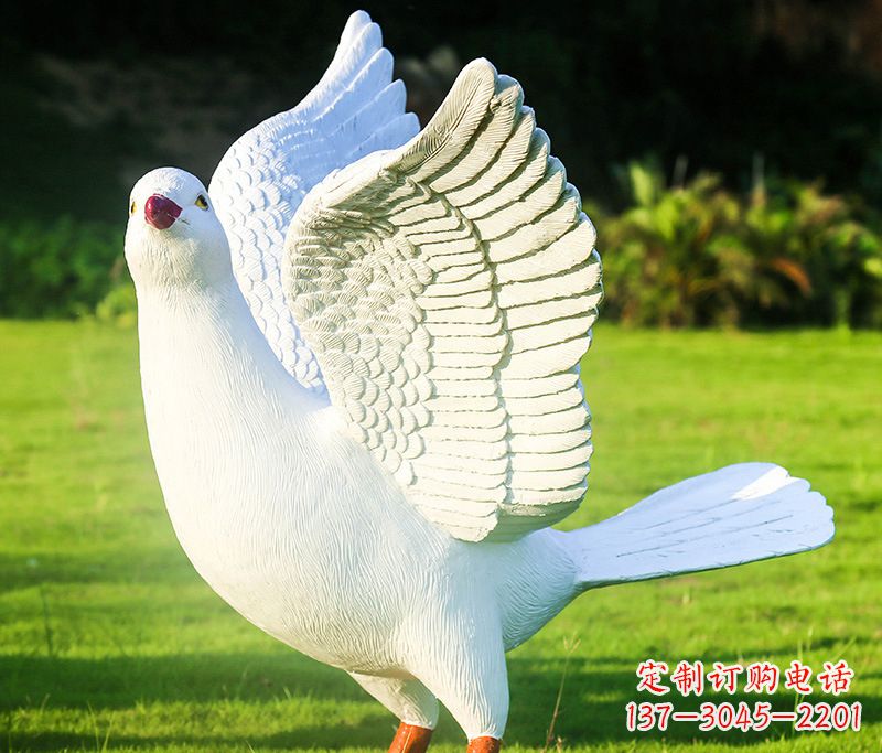 湖南写真雕塑和平鸽