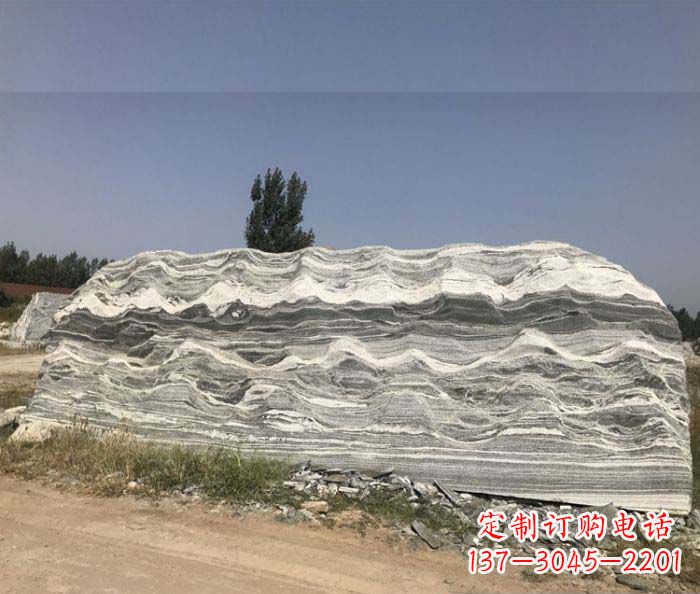 湖南雪浪石假山公园景观石雕