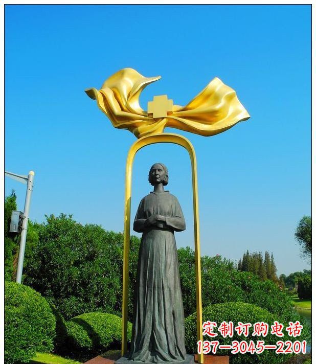 湖南医院南丁格尔名人铜雕