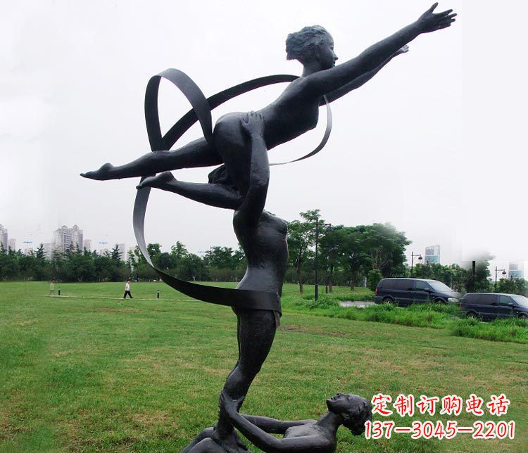 湖南艺术体操运动员雕塑