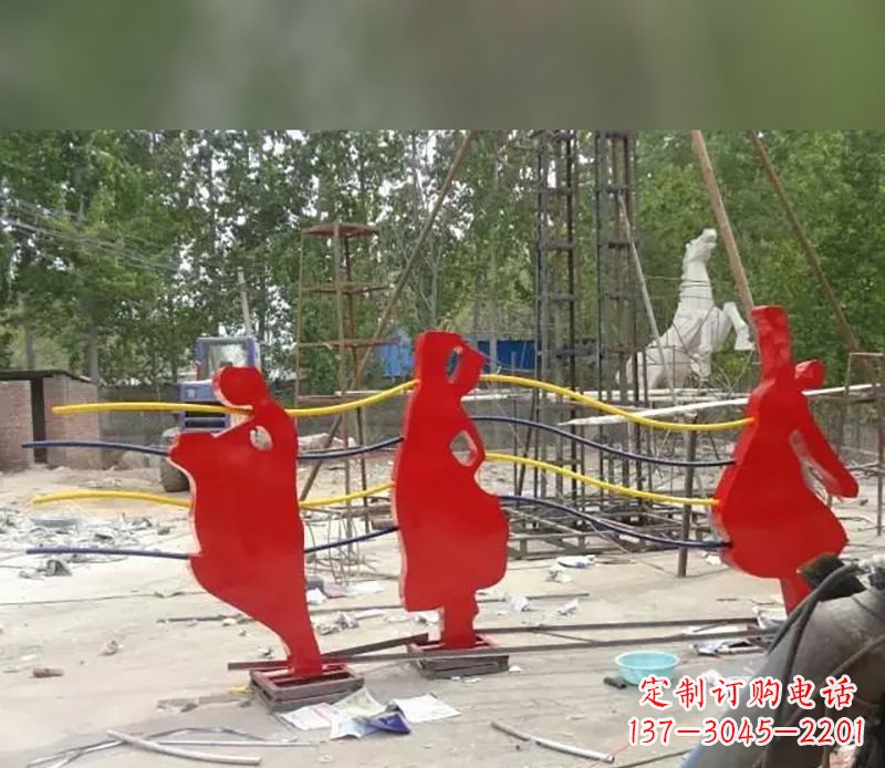 湖南音符剪纸雕塑不锈钢