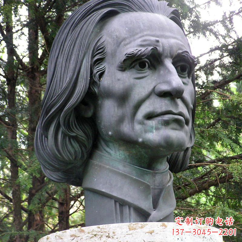 湖南英国著名外科医生利斯特铜雕头像雕塑