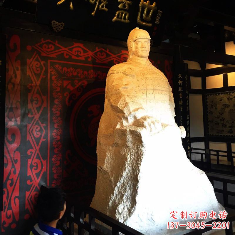 湖南英雄盖世楚霸王石雕像