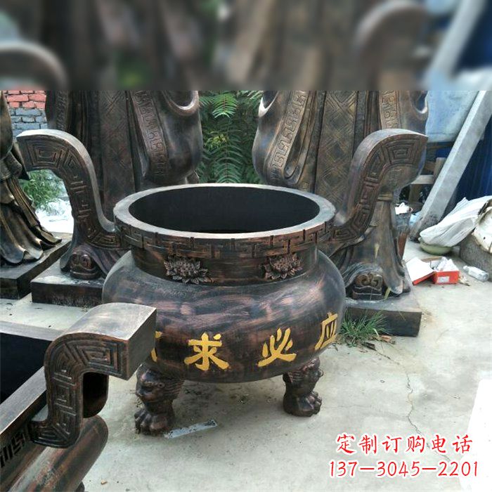 湖南有求必应祈福铜雕香炉