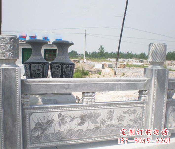 湖南园林仿古石栏板景观石雕 (3)