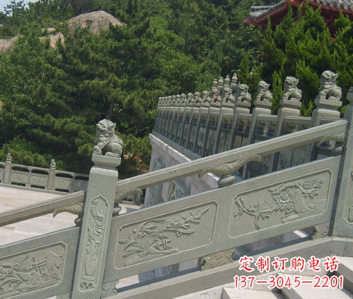 湖南园林仿古石栏板景观石雕 (4)