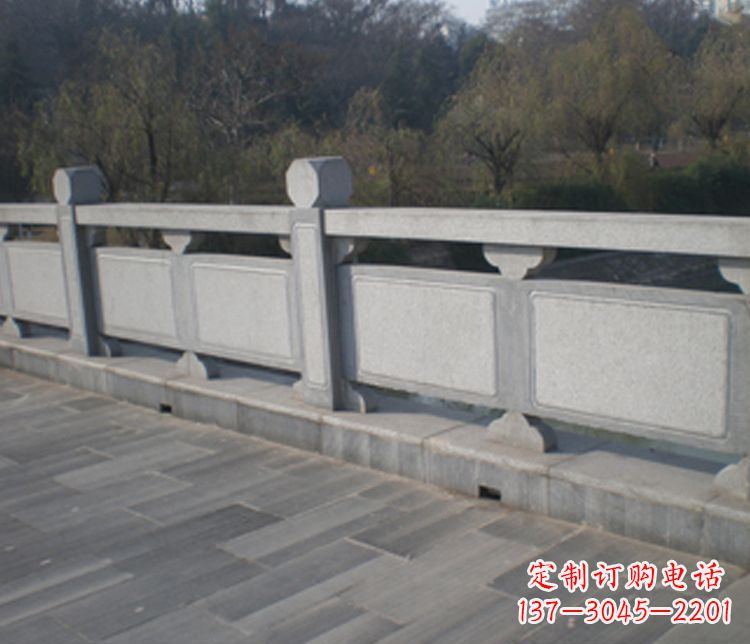 湖南园林仿古石栏板景观石雕 (7)