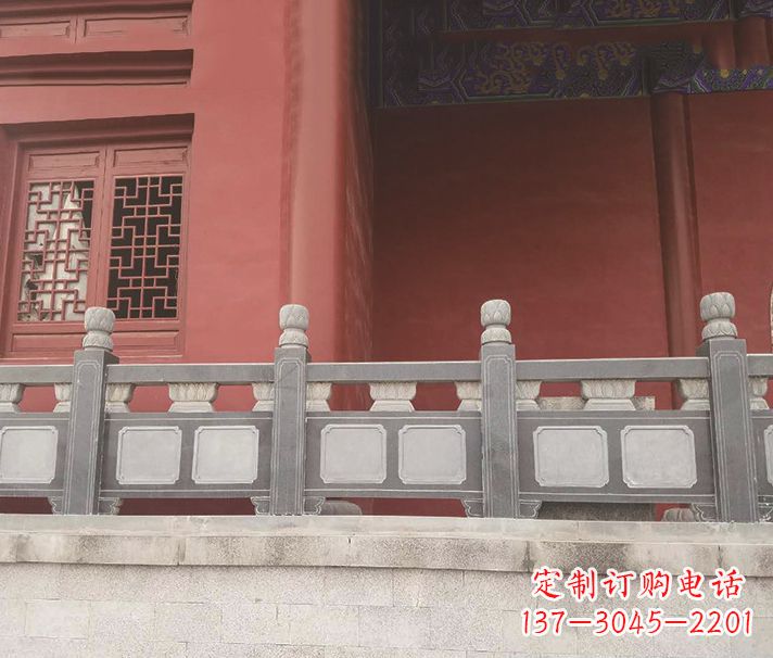 湖南园林仿古石栏板景观石雕 (8)