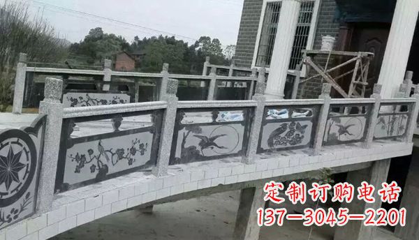 湖南园林仿古石栏板景观石雕 (10)