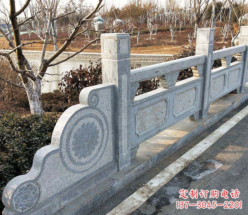 湖南园林仿古石栏板景观石雕_1