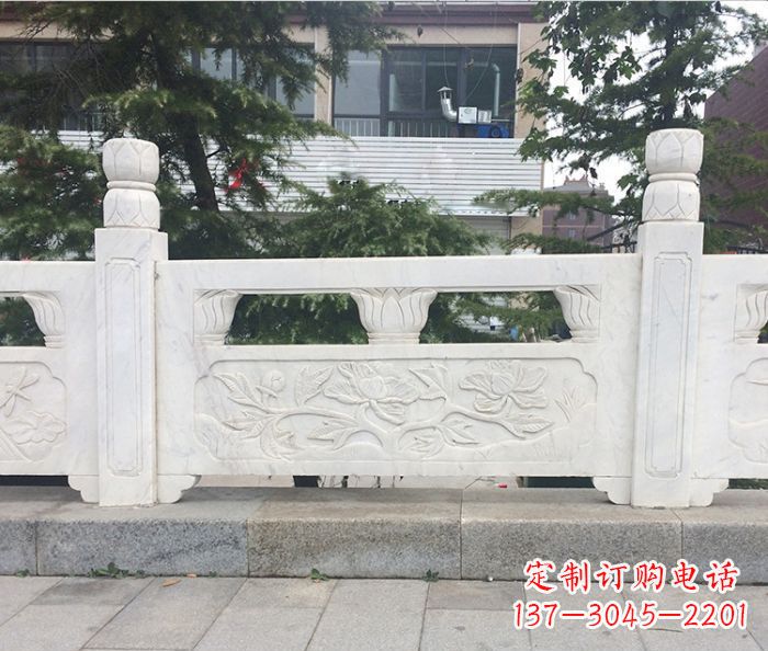 湖南园林景观大理石浮雕栏板 (2)