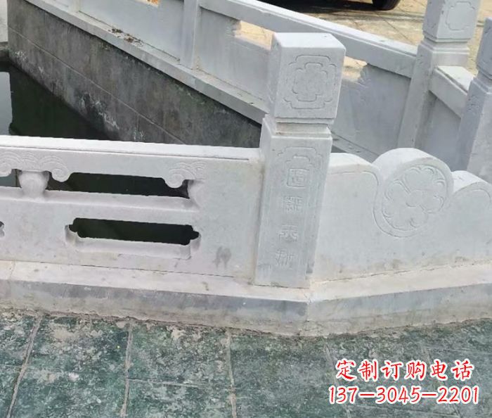 湖南园林景观大理石栏板雕塑 (7)