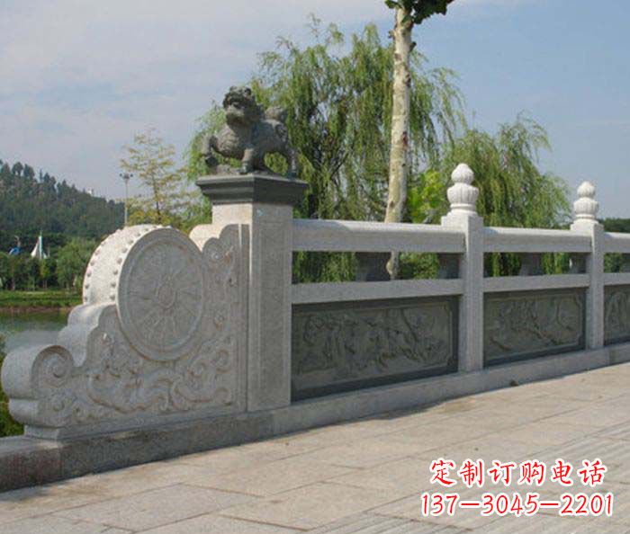 湖南园林景观大理石栏板雕塑