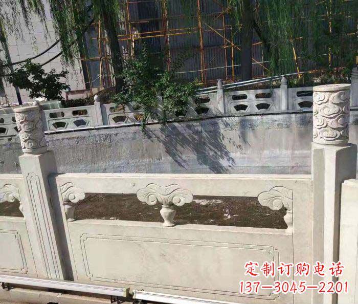 湖南园林景观大理石栏板石雕 (6)