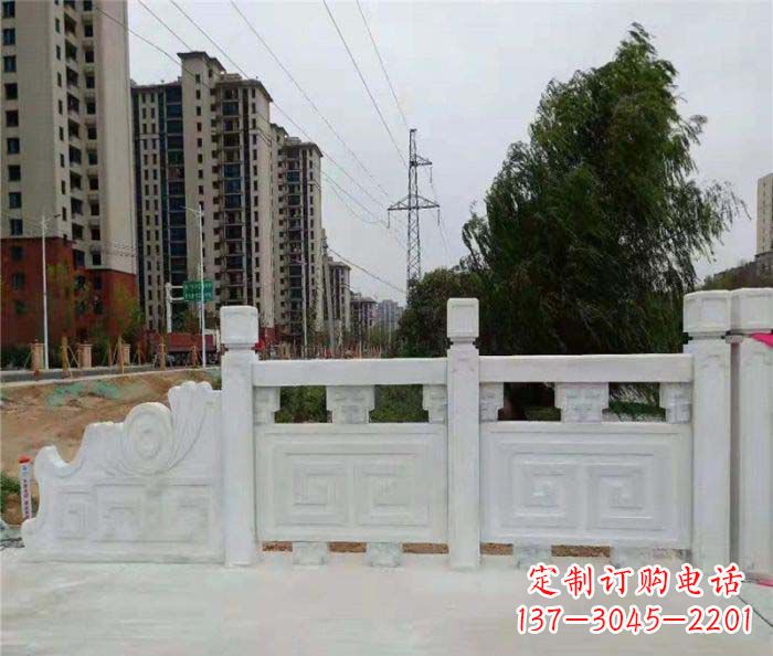 湖南园林景观大理石栏板石雕 (5)