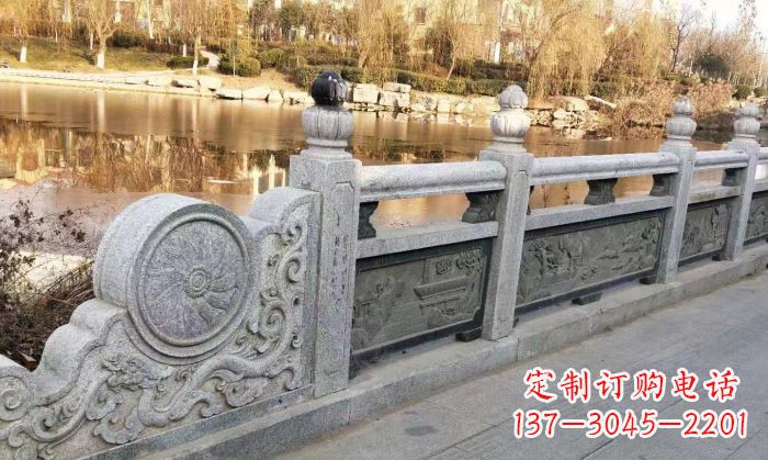湖南园林景观大理石栏板石雕 (10)