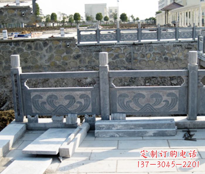 湖南园林景观大理石栏板石雕 (11)