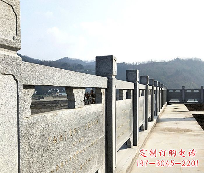 湖南园林景观大理石栏板石雕 (14)