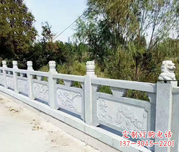 湖南园林景观大理石栏板石雕_1