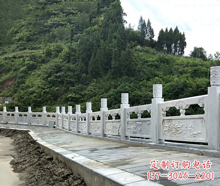 湖南园林景观大理石栏板石雕_2