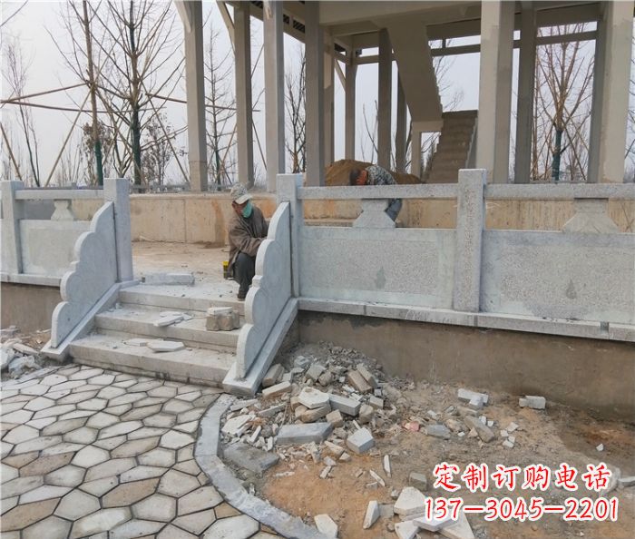 湖南园林景观大理石桥栏板石雕_2 (2)