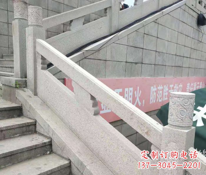 湖南园林景观大理石桥栏板石雕_1 (2)