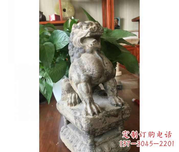 湖南园林景观大理石狮子石雕