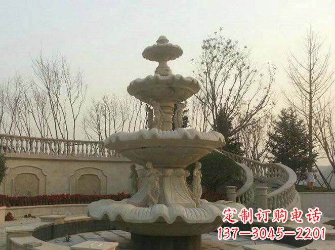 湖南园林景观大型喷泉石雕 (2)