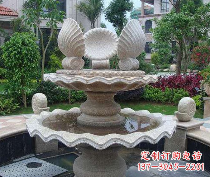 湖南园林景观多层喷泉石雕